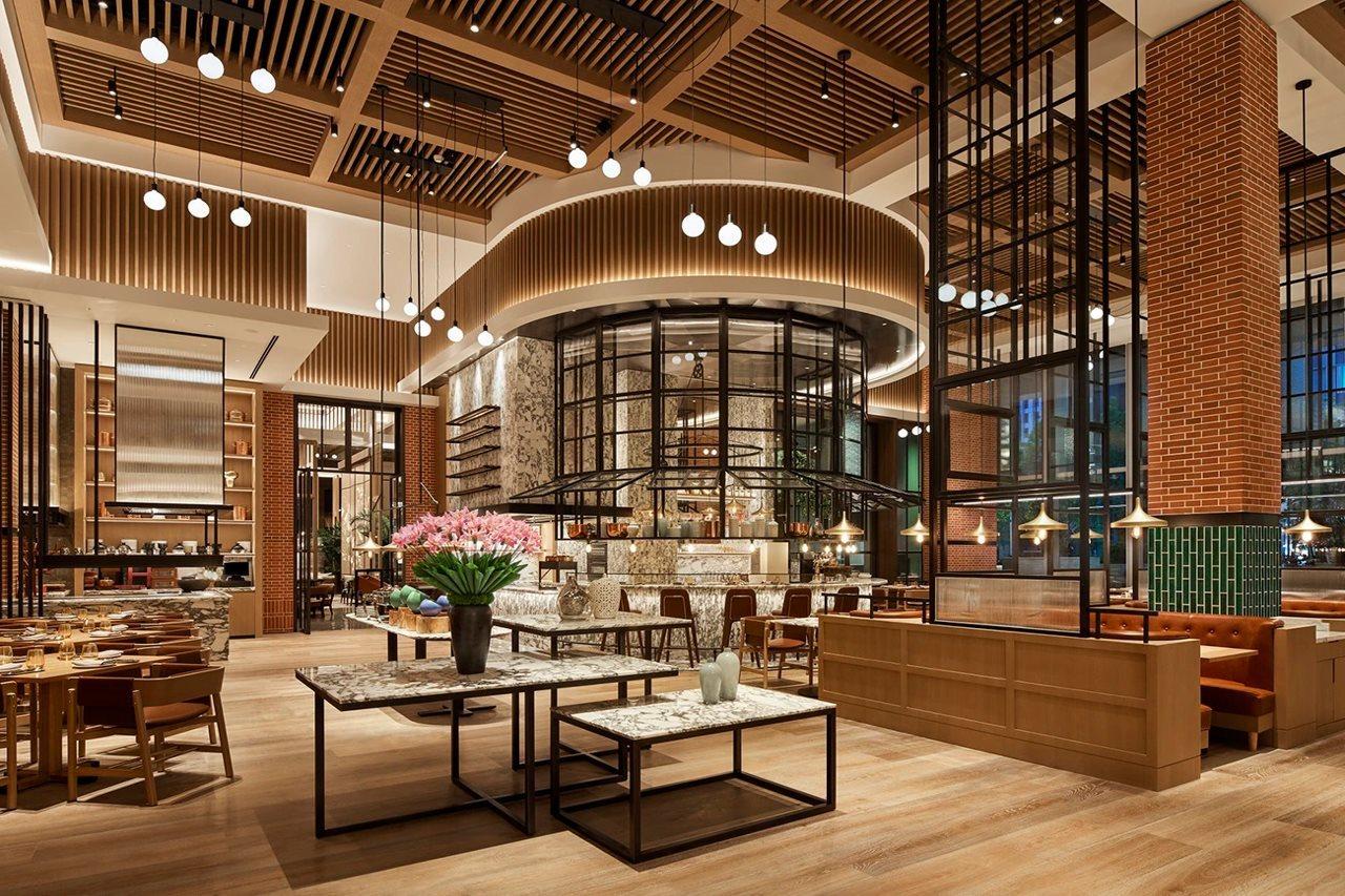 Shangri-La Qiantan, Shanghai Buitenkant foto
